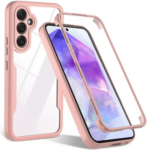 Husa pentru Samsung Galaxy S24 FE S721, Techsuit, ColorVerse 360, Roz