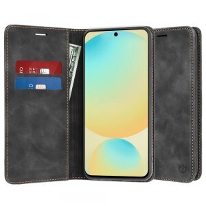 Husa pentru Samsung Galaxy S24 FE S721, Techsuit, Confy, Neagra