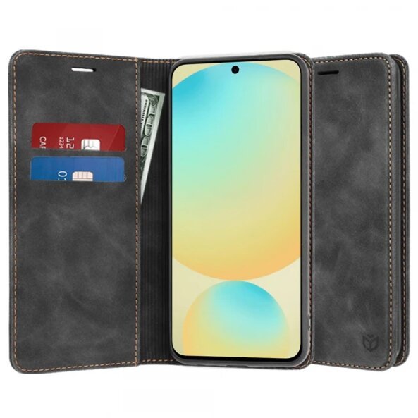 Husa pentru Samsung Galaxy S24 FE S721, Techsuit, Confy, Neagra