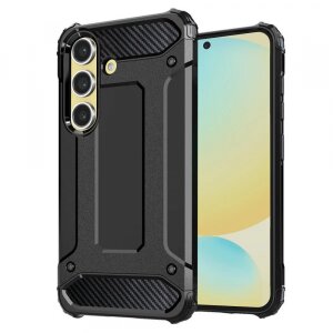 Husa pentru Samsung Galaxy S24 FE S721, Techsuit, Hybrid Armor, Neagra