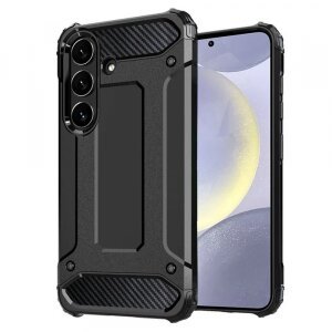 Husa pentru Samsung Galaxy S24 S921, Techsuit, Hybrid Armor, Neagra
