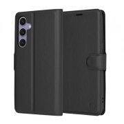 Husa pentru Samsung Galaxy S24+ S926, Techsuit, Leather Folio, Neagra