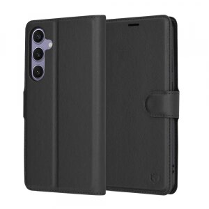 Husa pentru Samsung Galaxy S24+ S926, Techsuit, Leather Folio, Neagra