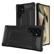 Husa pentru Samsung Galaxy S24 Ultra S928, Techsuit, Hybrid Armor, Neagra