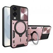 Husa pentru Samsung Galaxy S25 Edge S937, Techsuit, CamGuard Pro, Roz Aurie