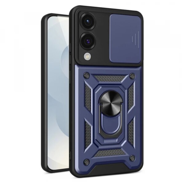 Husa pentru Samsung Galaxy S25 Edge S937, Techsuit, CamShield, Albastra