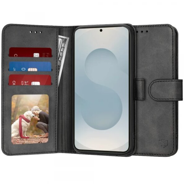 Husa pentru Samsung Galaxy S25 Edge S937, Techsuit, Diary Book, Neagra