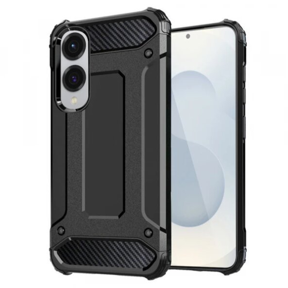 Husa pentru Samsung Galaxy S25 Edge S937, Techsuit, Hybrid Armor, Neagra