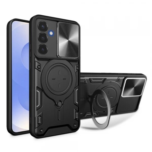 Husa pentru Samsung Galaxy S25 S931, Techsuit, CamGuard Pro, Neagra