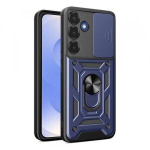 Husa pentru Samsung Galaxy S25 S931, Techsuit, CamShield, Albastra