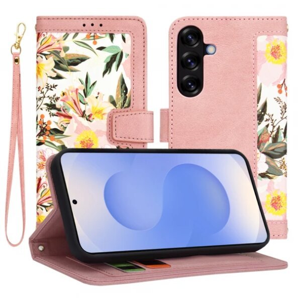 Husa pentru Samsung Galaxy S25 S931, Techsuit, FlipCraft, Roz