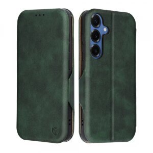 Husa pentru Samsung Galaxy S25 S931, Techsuit, Safe Wallet Plus, Verde