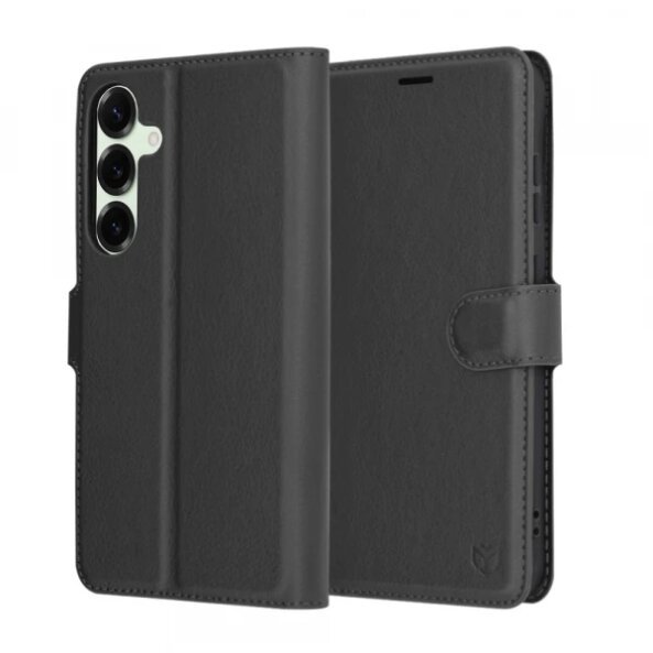 Husa pentru Samsung Galaxy S25+ S936, Techsuit, Leather Folio, Neagra