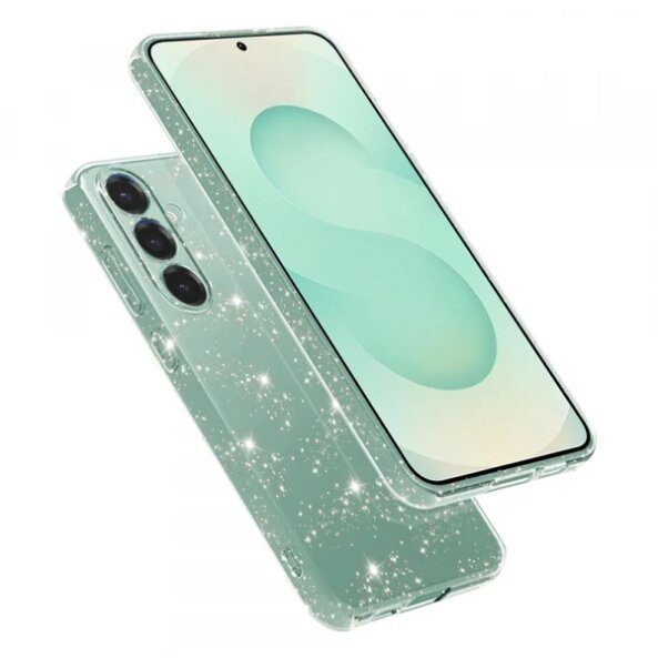 Husa pentru Samsung Galaxy S25+ S936, Techsuit, SparkleSkin, Transparenta