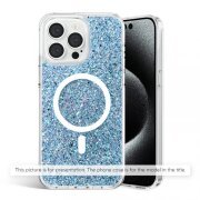 Husa pentru Samsung Galaxy S25+ S936, Techsuit, Sparkly Glitter, Bleu