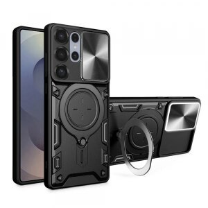 Husa pentru Samsung Galaxy S25 Ultra S938, Techsuit, CamGuard Pro, Neagra