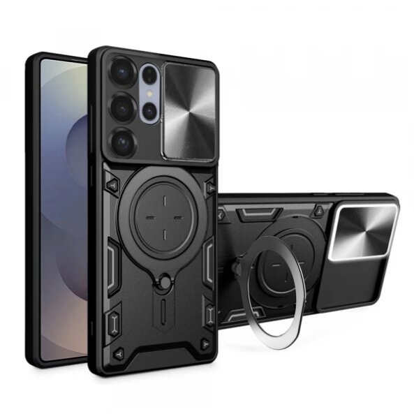 Husa pentru Samsung Galaxy S25 Ultra S938, Techsuit, CamGuard Pro, Neagra