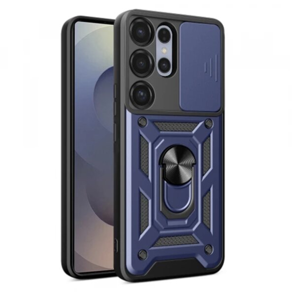 Husa pentru Samsung Galaxy S25 Ultra S938, Techsuit, CamShield, Albastra