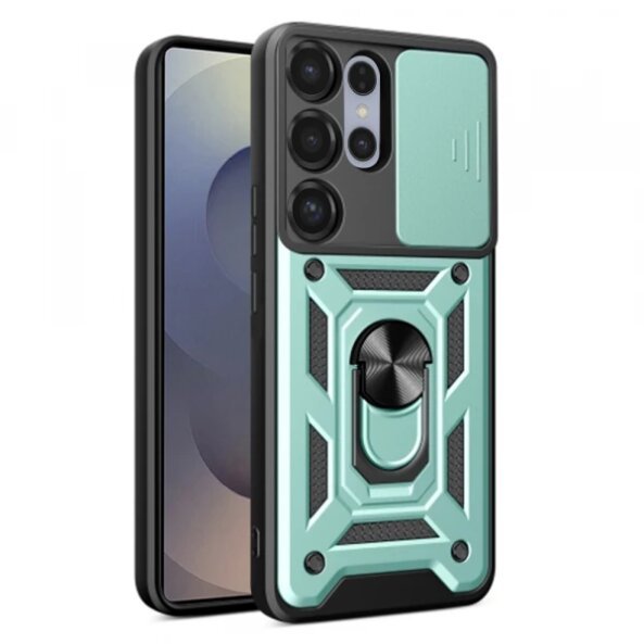 Husa pentru Samsung Galaxy S25 Ultra S938, Techsuit, CamShield, Verde