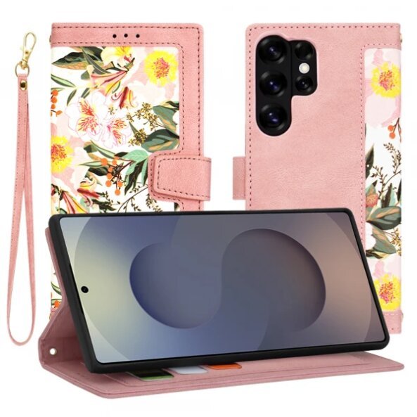 Husa pentru Samsung Galaxy S25 Ultra S938, Techsuit, FlipCraft, Roz