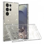 Husa pentru Samsung Galaxy S25 Ultra S938, Techsuit, SparkleSkin, Transparenta