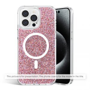 Husa pentru Samsung Galaxy S25 Ultra S938, Techsuit, Sparkly Glitter, Roz