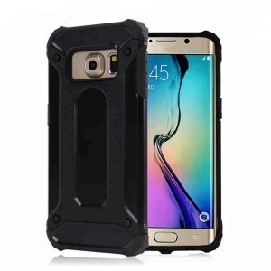 Husa pentru Samsung Galaxy S6 G920, Techsuit, Hybrid Armor, Neagra