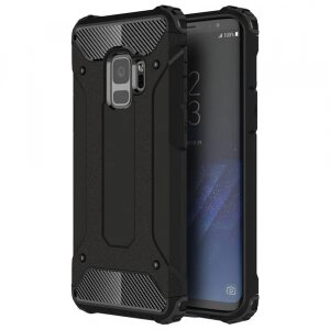 Husa pentru Samsung Galaxy S9 G960, Techsuit, Hybrid Armor, Neagra
