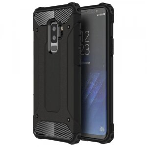 Husa pentru Samsung Galaxy S9+ G965, Techsuit, Hybrid Armor, Neagra