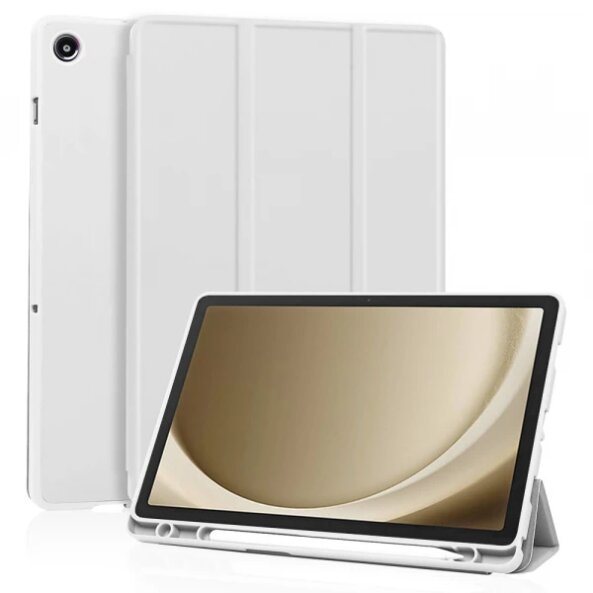 Husa pentru Samsung Galaxy Tab A9+, Techsuit, Flex Trifold, Gri