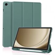 Husa pentru Samsung Galaxy Tab A9+, Techsuit, Flex Trifold, Verde