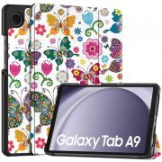 Husa pentru Samsung Galaxy Tab A9, Techsuit, FoldPro Butterfly, Multicolor
