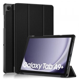 Husa pentru Samsung Galaxy Tab A9+, Techsuit, FoldPro, Neagra