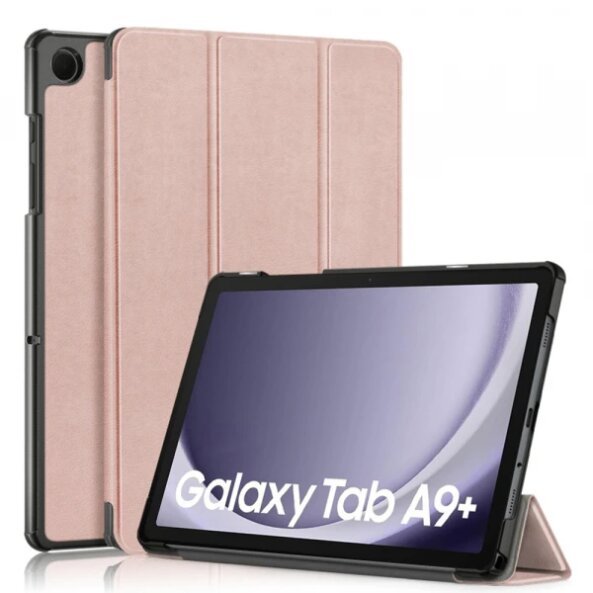 Husa pentru Samsung Galaxy Tab A9+, Techsuit, FoldPro, Roz