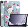 Husa pentru Samsung Galaxy Tab A9+, Techsuit, FoldPro Unicorn, Multicolor