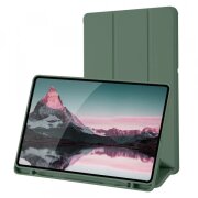 Husa pentru Samsung Galaxy Tab S6 Lite (2024) / Tab S6 Lite (2022) / Tab S6 Lite (2020), Techsuit, Flex Trifold, Verde