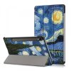 Husa pentru Samsung Galaxy Tab S9 FE / Tab S9 / Tab S10 FE, Techsuit, FoldPro Starry Night, Multicolor