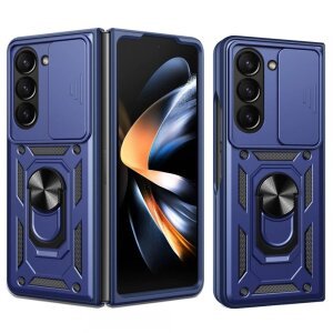 Husa pentru Samsung Galaxy Z Fold5 F946, Techsuit, CamShield, Albastra
