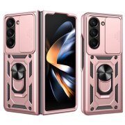 Husa pentru Samsung Galaxy Z Fold5 F946, Techsuit, CamShield, Roz