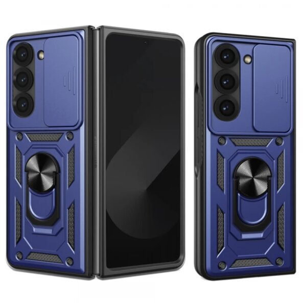 Husa pentru Samsung Galaxy Z Fold6 F956, Techsuit, CamShield, Albastra