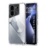 Husa pentru Tecno Pova 5 Pro, Techsuit, Shockproof Clear, Transparenta