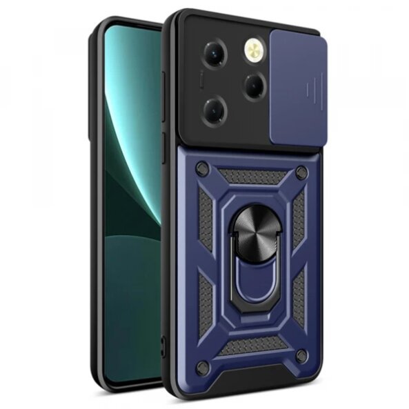 Husa pentru Tecno Spark 20 Pro / Infinix Hot 40 / Hot 40 Pro, Techsuit, CamShield, Albastra