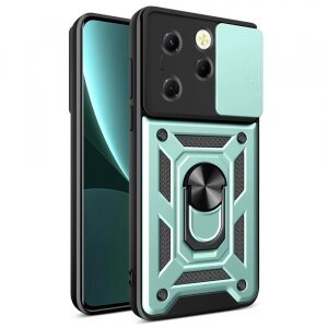Husa pentru Tecno Spark 20 Pro / Infinix Hot 40 / Hot 40 Pro, Techsuit, CamShield, Verde