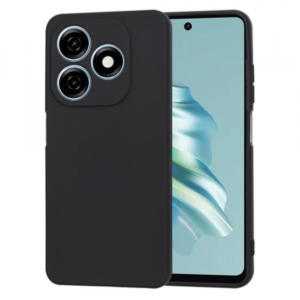 Husa pentru Tecno Spark 20, Techsuit, SoftFlex, Neagra