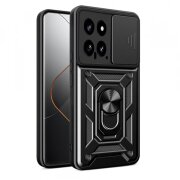 Husa pentru Xiaomi 14, Techsuit, CamShield, Neagra