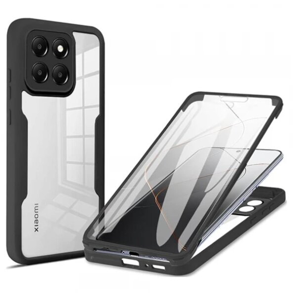 Husa pentru Xiaomi 14, Techsuit, ColorVerse 360, Neagra