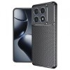 Husa pentru Xiaomi 14T Pro, Techsuit, CarbonFiber, Neagra