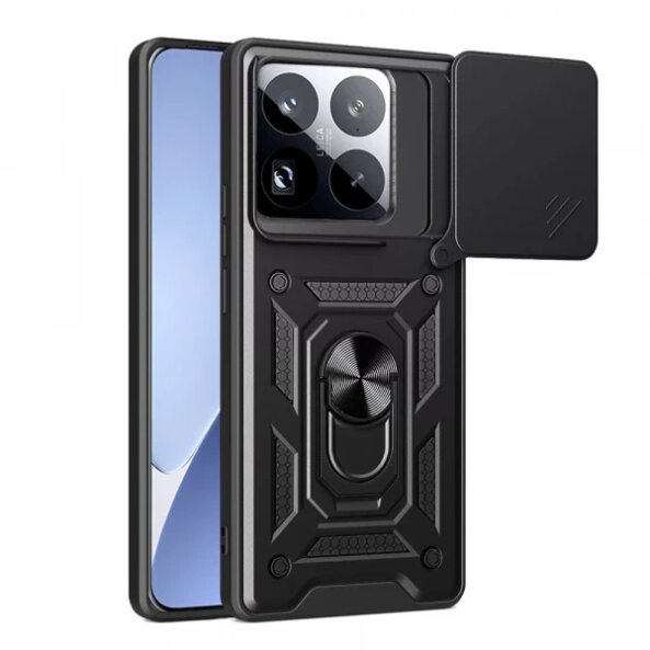 Husa pentru Xiaomi 15 Pro, Techsuit, CamShield, Neagra