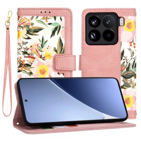 Husa pentru Xiaomi 15 Pro, Techsuit, FlipCraft, Roz