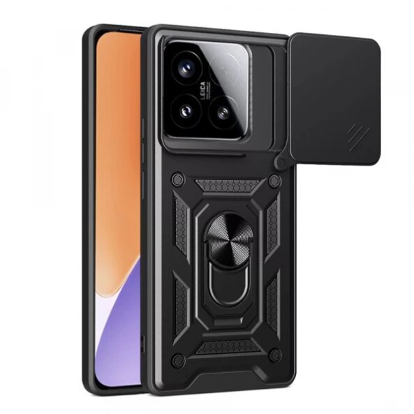 Husa pentru Xiaomi 15, Techsuit, CamShield, Neagra